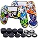 Th-some Fundas para Mando Sony PS4/ PS4 Pro/ PS4 Slim Dualshock 4, Silicona Camuflaje Carcasa Protectora Antideslizante para Play 4/ Playstation 4 (MulticolorC 2 Pcs)