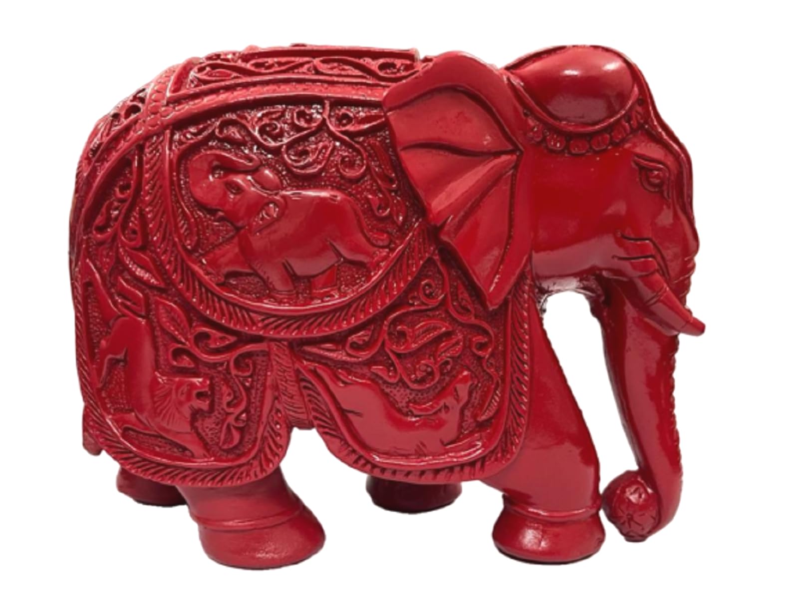 numeroastro Feng Shui | Vastu Elephant Showpiece in Polyresin for Home Decor (19 Cms) (Big) (1 Pc)