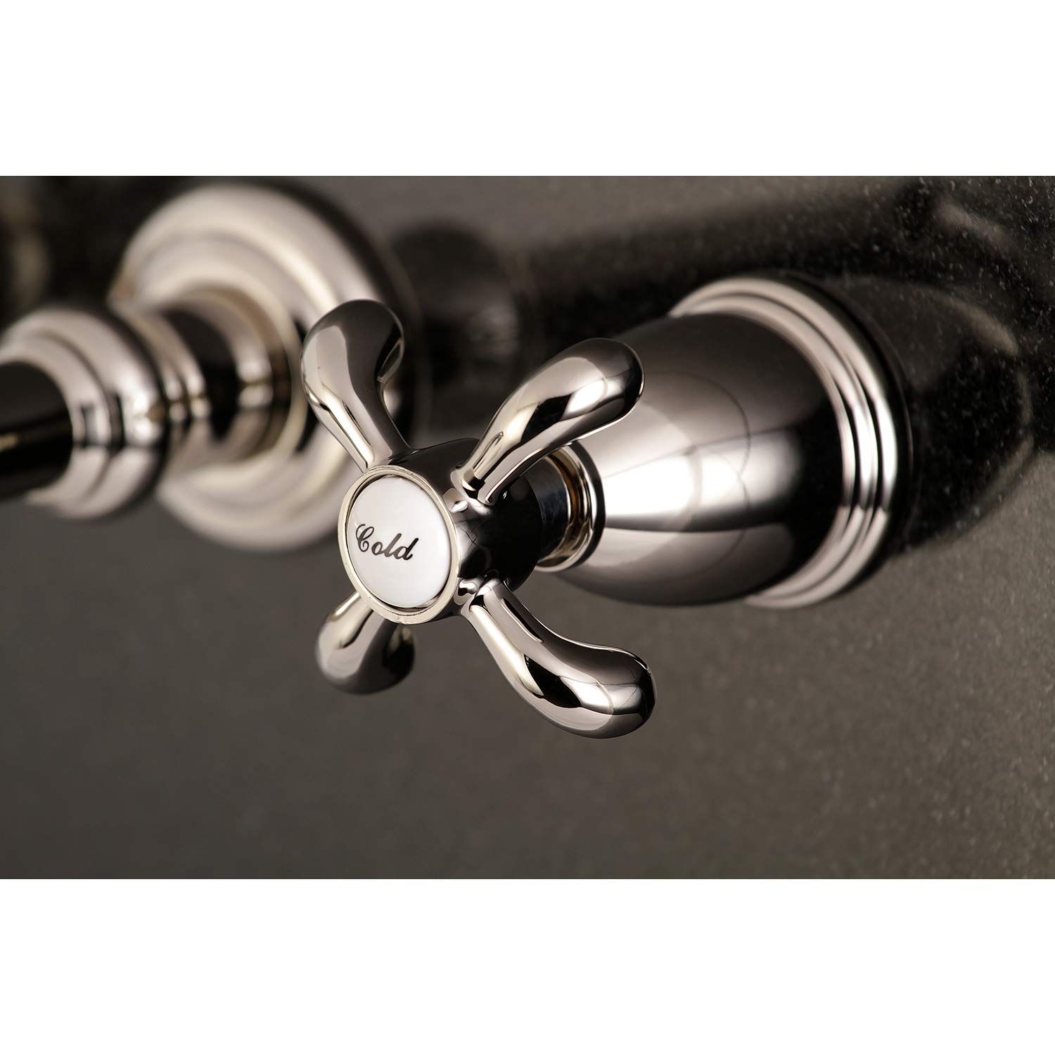 Kingston Brass French Country Two-Handle 3-Hole Wall Mount Bathroom Faucet Lbnf1203
