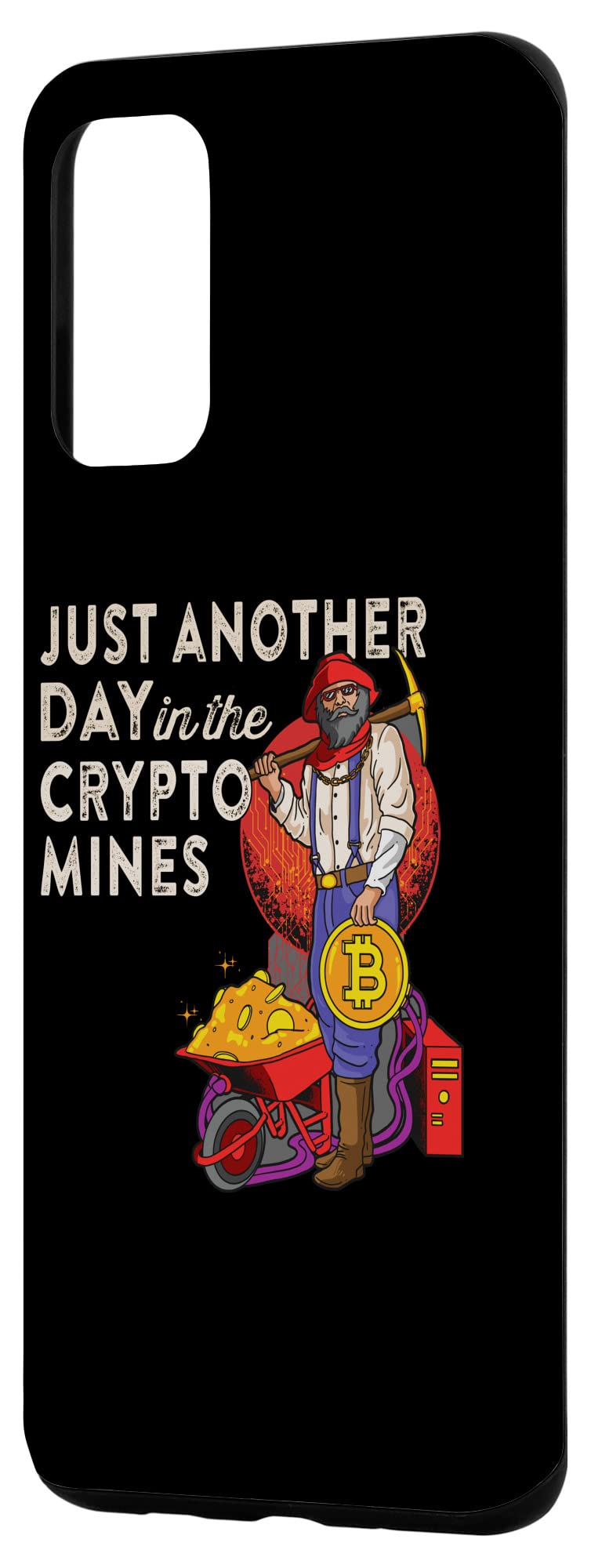 Amazon.com: Galaxy S20+Funny Crypto Coin Mining Meme Otro Día Crypto Mines  Case : Celulares y Accesorios