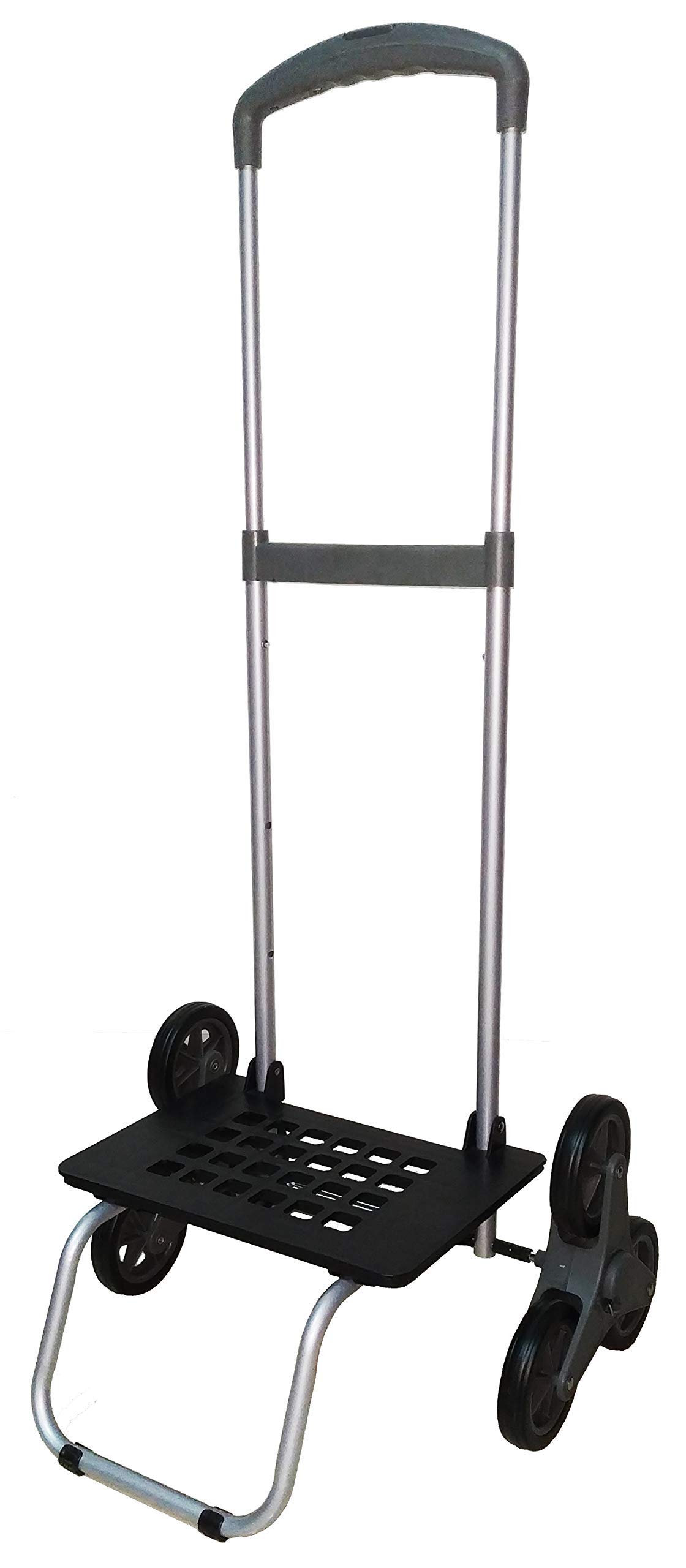 Chariot de Courses Monte-Escalier avec Poignée Télescopique - Sac Imperméable avec Fermeture Eclair de Qualité - Capacité 40L / 25kg - Marque Bo