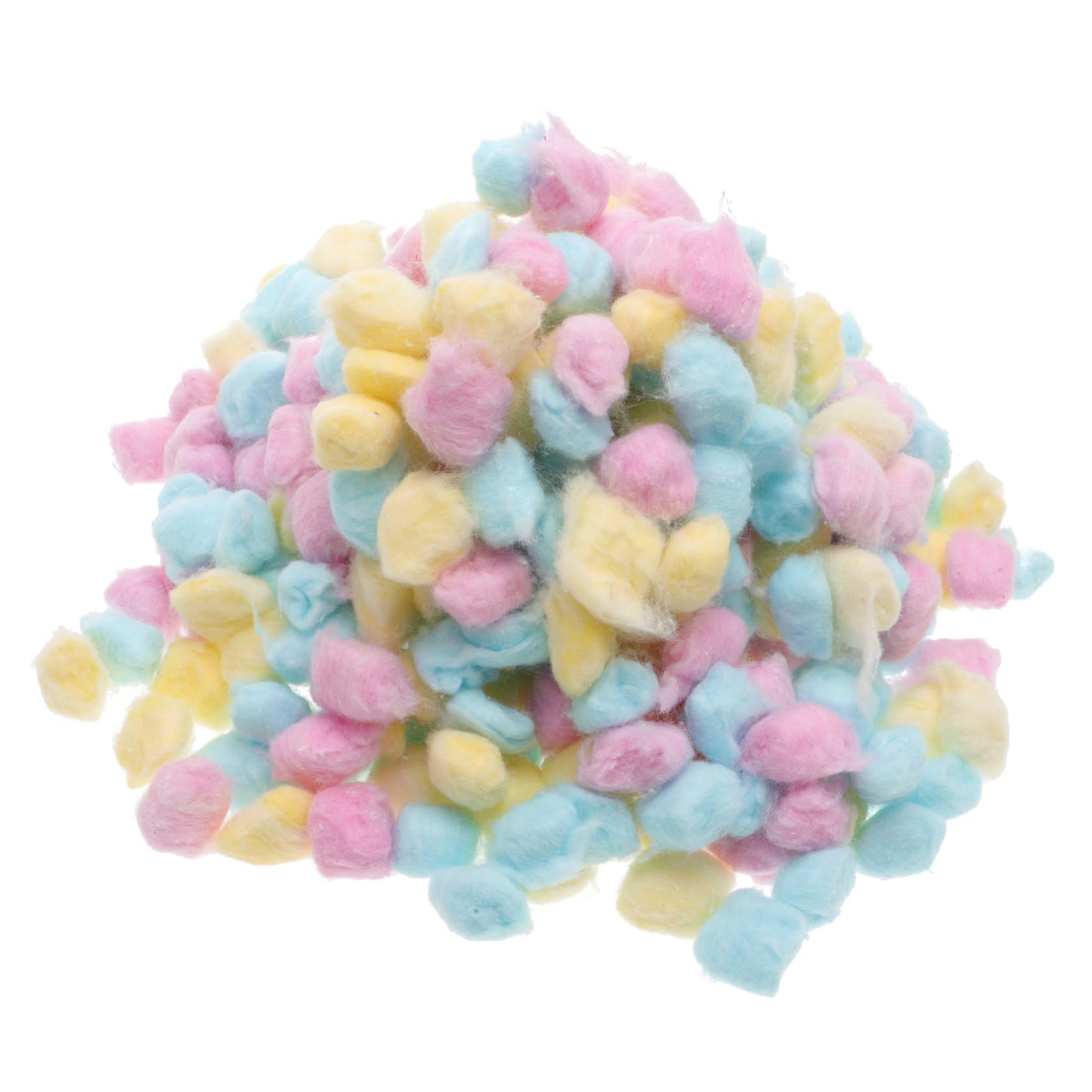 Homoyoyo Bunte Wattebällchen aus Baumwolle Leichte und Einfach zu Verwendende Wattebäusche zur Gesichtsreinigung und Make Up Entfernen für Babys und Haustiere