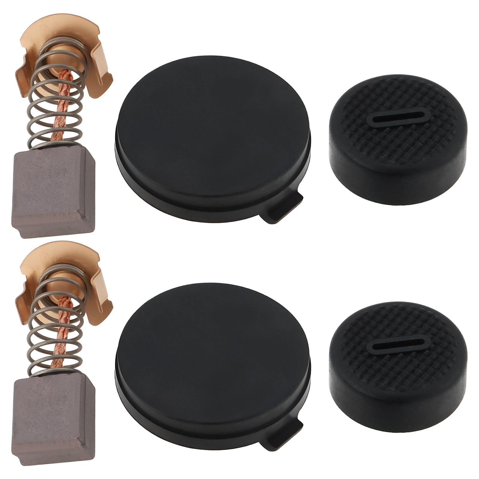 Juego de tapas de cepillo de carbono para motor 424128-4 CB411 compatible con Makita DHR202 BHR202 SDS+ Plus