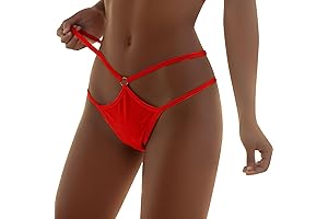 OUSHUSH Women's Stretch Breathable Sexy Lace Panties Low Rise See Through Bikini...