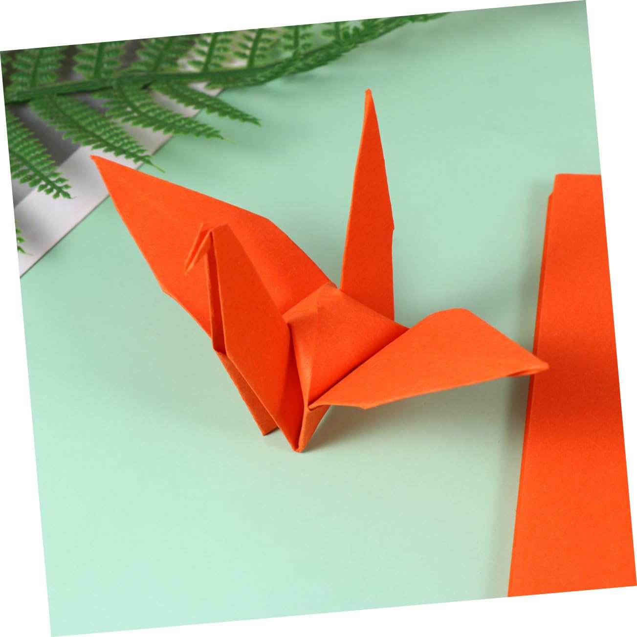 TOPBATHY 500 Pezzi Carta per Origami Arancione Quadrata in Carta per Fai da Te Creativo e Giochi Manuali per Bambini