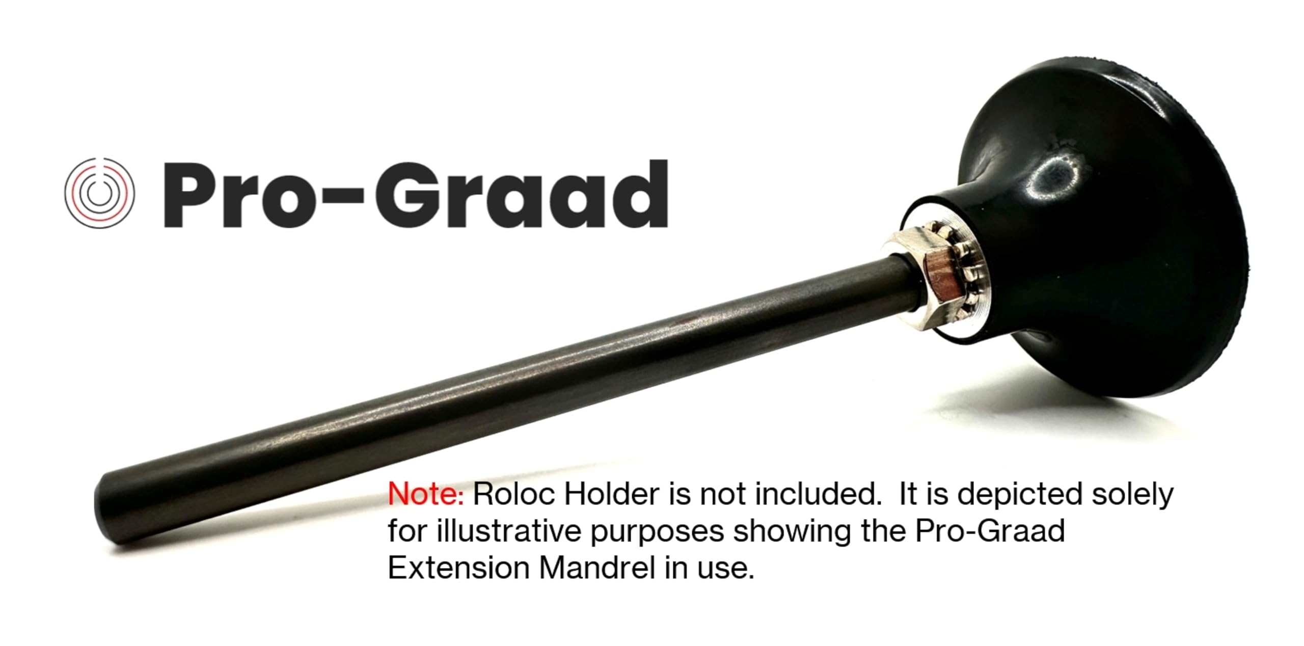 Pro-Graad Extension Mandrel For Quick Change Disc Pad Holders & Bore Polishers - View #7