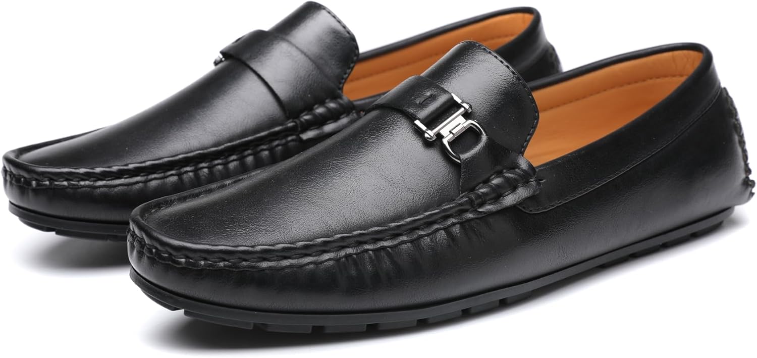 DECARSDZ Men's Penny Casual Loafers Slip On Shoe Driving Boat Dress Shoes