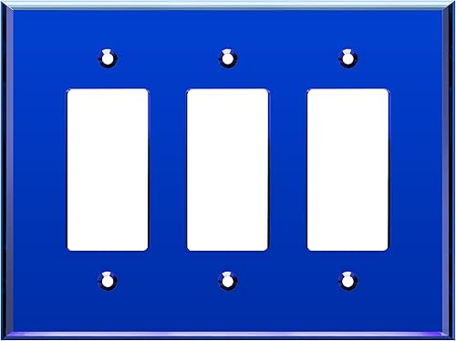 Vista 29 de LIDER LWP-31O-ABK, placa de pared decorativa de acrílico reflectante, placa de interruptor de luz espejada, cubierta de salida de plexiglás, vidrio