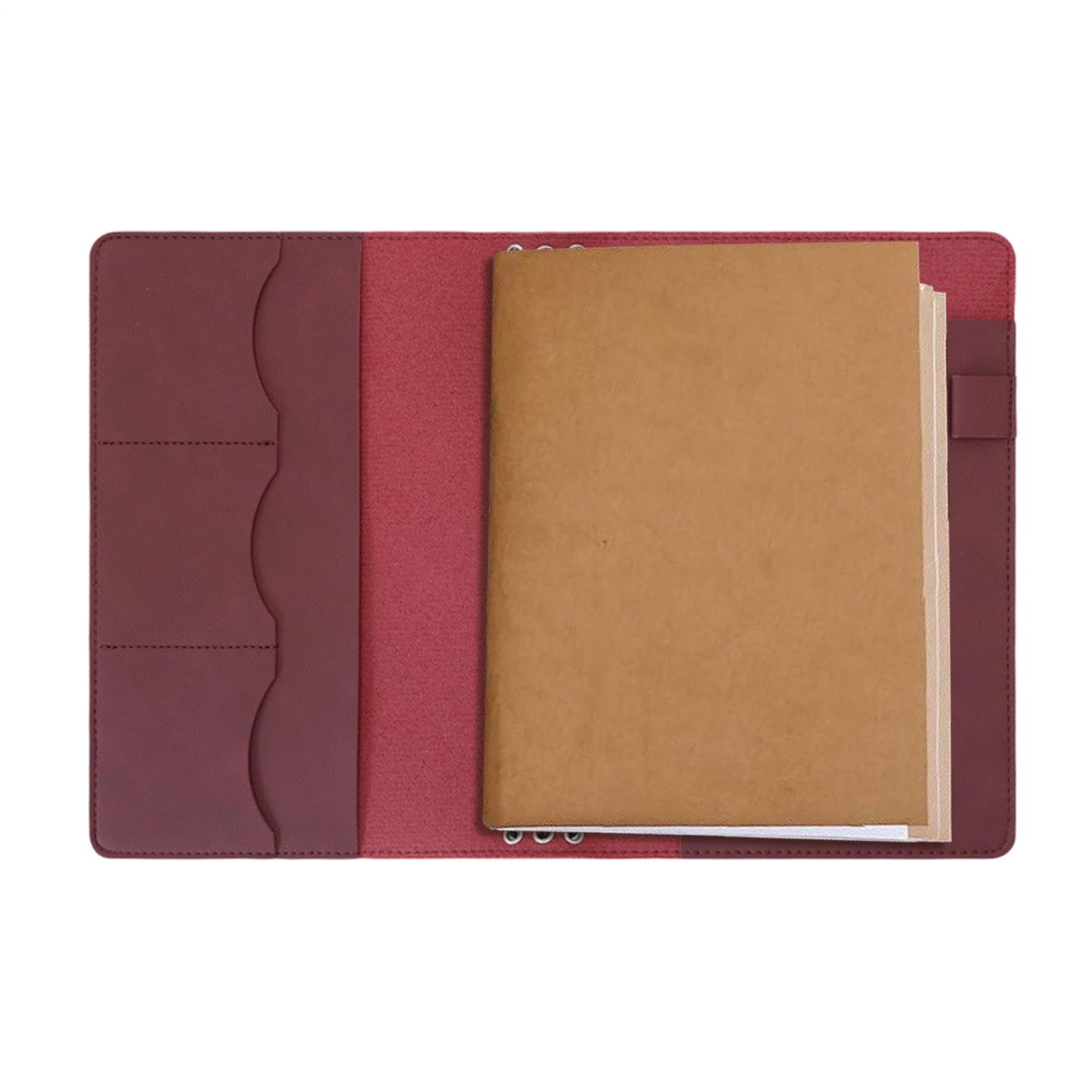 A5 Cover for Notebook Vintage PU Leather Journal Protective Cover