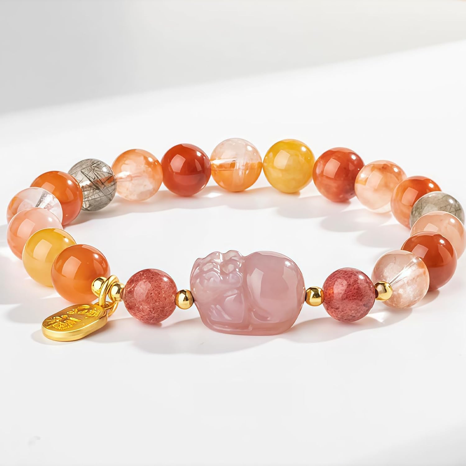 Pi Xiu Stretch Bracelet for Wealth & Good Luck – Feng Shui Energy Bracelet, Lucky Chinese Wealth Attracting Jewelry for Women, Stretch Bead Gift Bracelet - Image 6