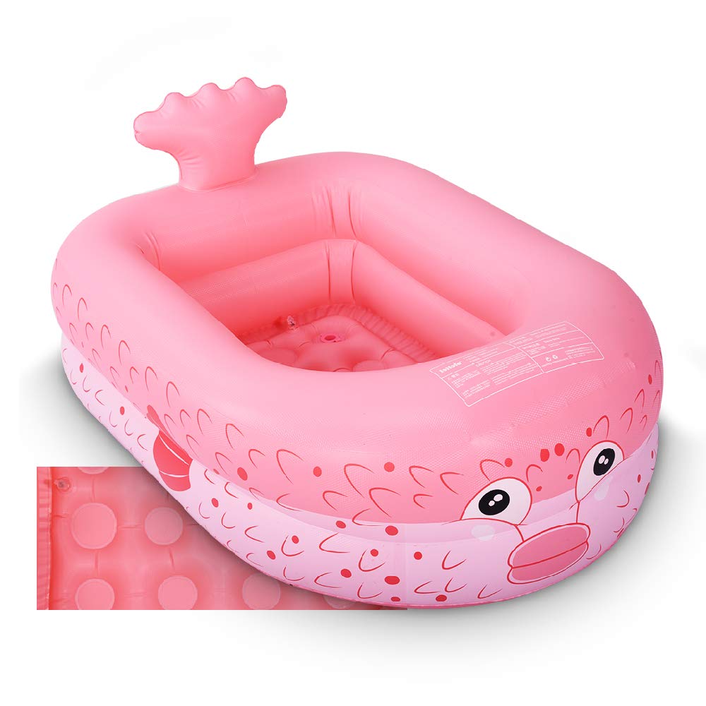 Buy Inflatable Kiddie Pool, Puffer Fish Kids Pool with Inflatable Soft