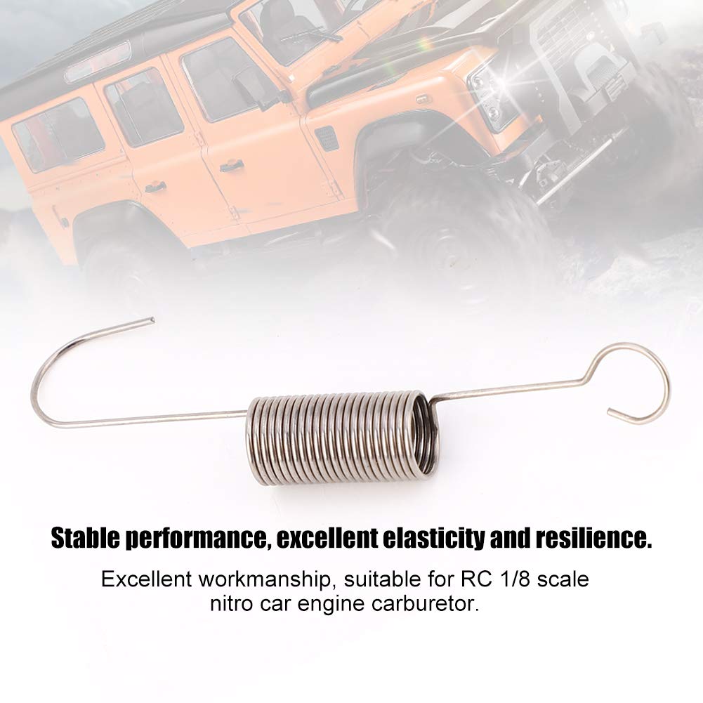 RC Car Engine Carburetor Return Spring Replacement Accessory for RC 1/8 Scale Nitro Car