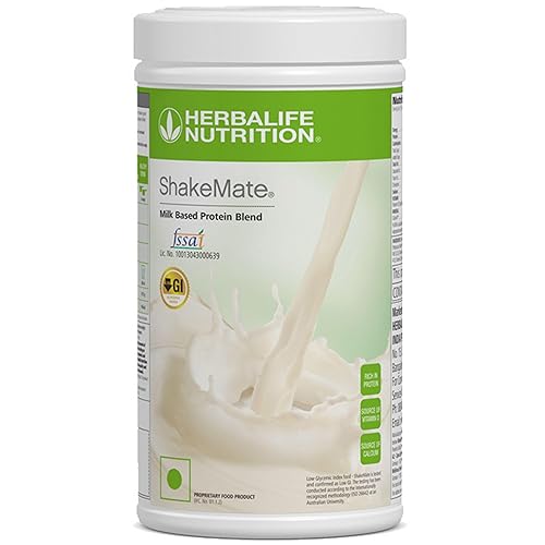 Herbalife Nutrition ShakeMate - Mezcla de proteínas a base de leche - 17.64 oz