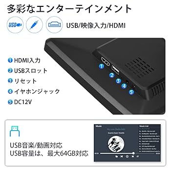 Amazon.co.jp: XTRONS 11.6インチ ヘッドレストモニター 1366