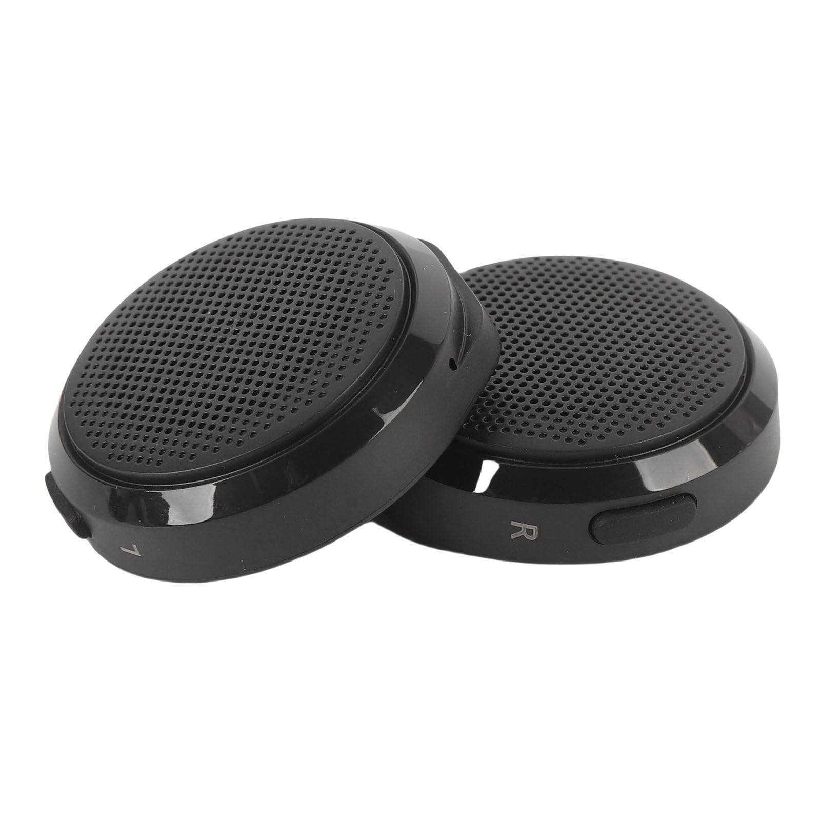 Jeffergarden Casque BT pour Motos, Haut-Parleur sans Fil avec Télécommande, Charge de Type C, Batterie 250 MAh, Suppression Active du Bruit pour l'équitation, Le Ski, Le Cyclisme, Les Sports de