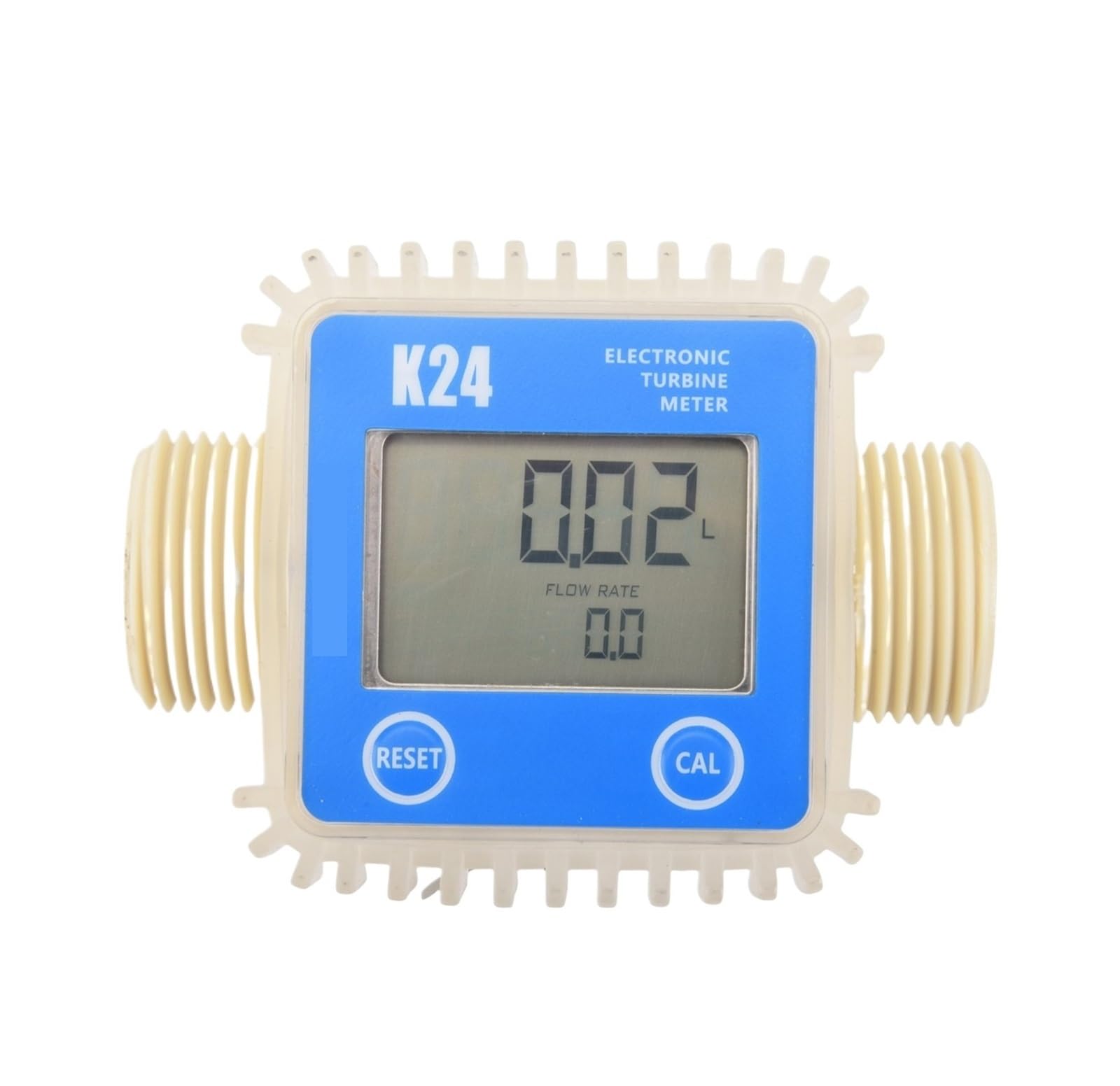 Flow Sensor Meter Digital Pipeline Water Flow Digital Liquid Crystal K24 Flowmeter Fuel Flow Tester Flowmeter Measuring Tool