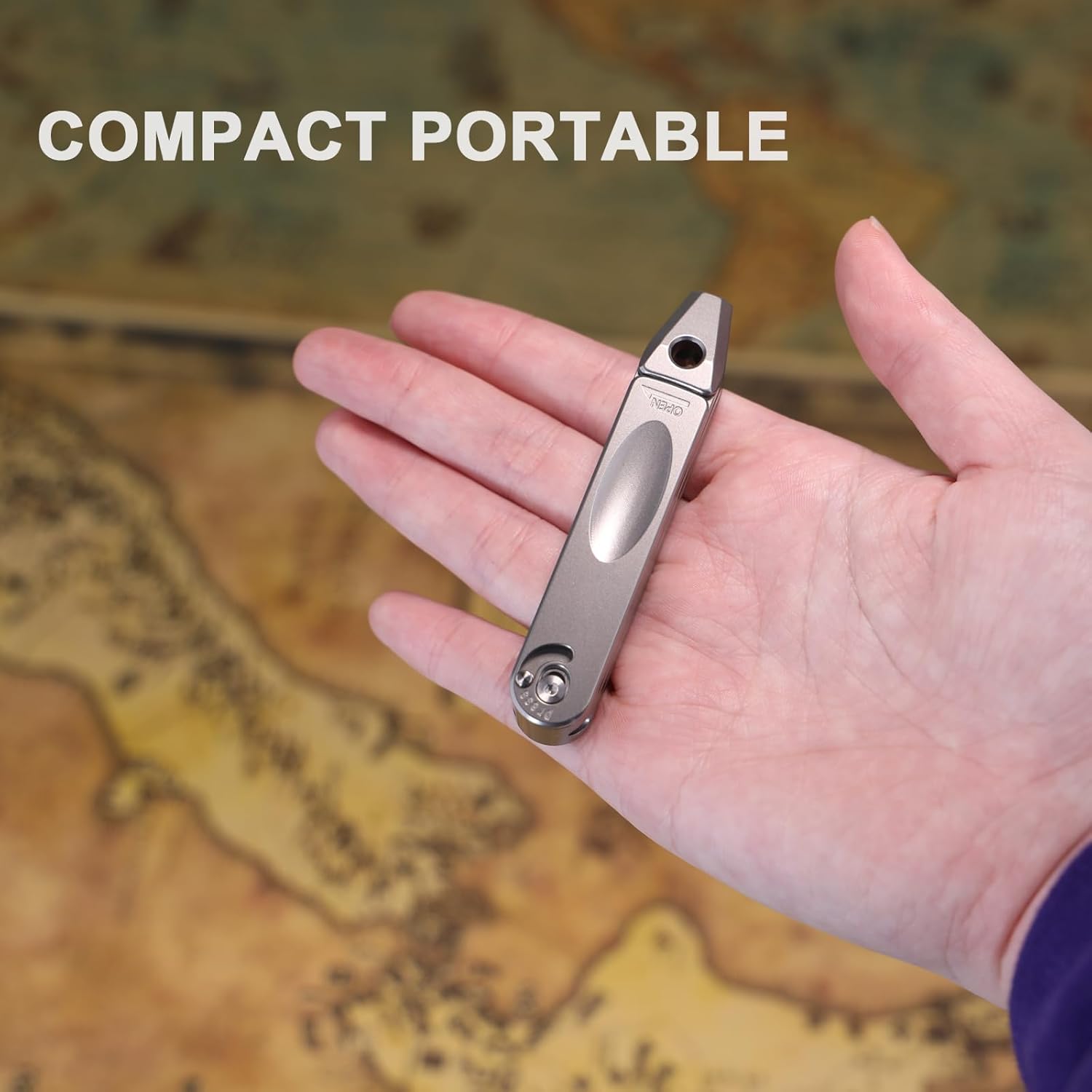 SHD Titanium Small EDC Pocket Screwdriver,Portable 8 in 1 Mini Precision Screwdriver Set, Magnetic Repair Multitool for Daily Use