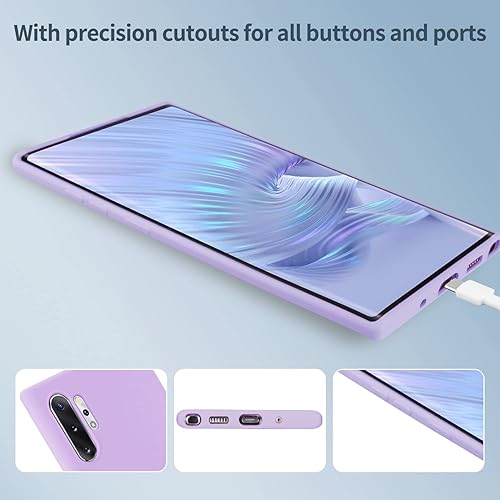 Miniatura 6 de Funda para Samsung Galaxy Note10 Plus, silicona líquida, delgada, suave, TPU, protección de cuerpo completo, a prueba de golpes, para Galaxy Note10+