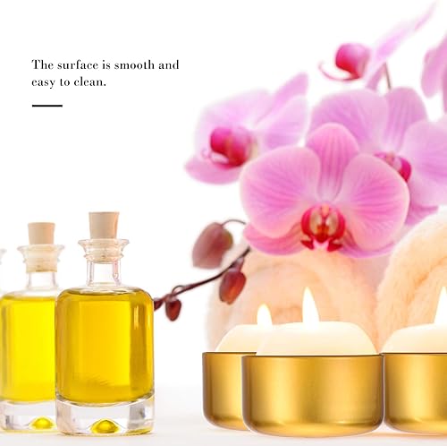 Miniatura 4 de SEWACC Tarro de aceite esencial de lata de metal con tapa de 1.7 fl oz, tapa de boticario en relieve para proyectos de bricolaje