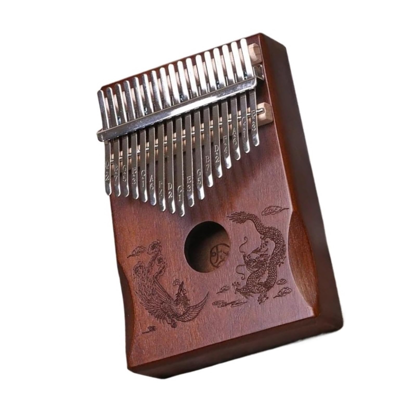 Kalimba Principiantes Kalimba Portátil De 17 Teclas Afinado A Mano Para Principiantes Adultos.