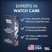 Vista 2 de Kit de limpieza de reloj de lujo con Microsuds Tech Limpiador de reloj de 50ML de espuma, recarga de 4oz, paño grande de limpieza de reloj