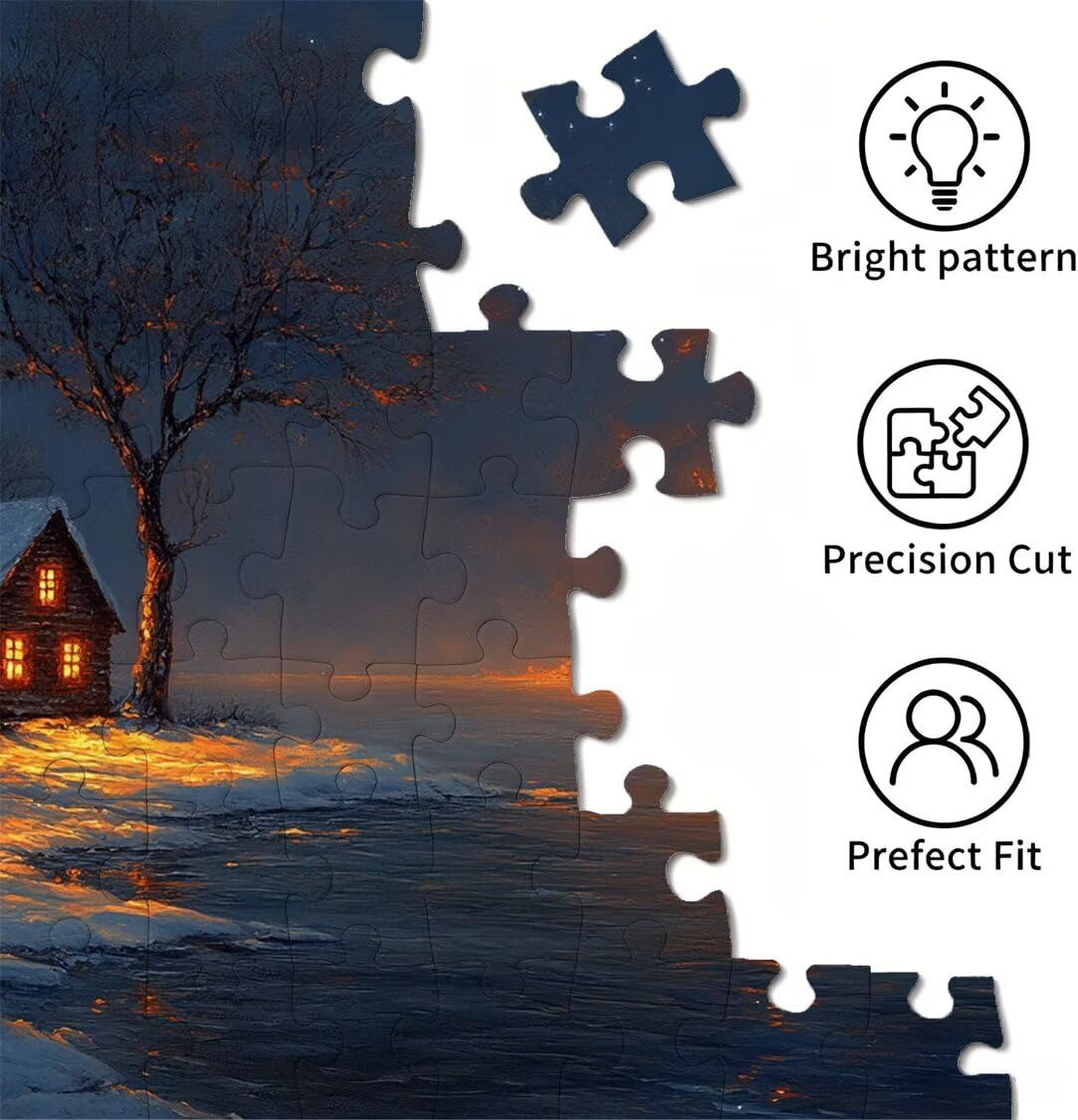 Puzzle dla dorosłych 2000, Starry Sky House, 99x70cm, n-784