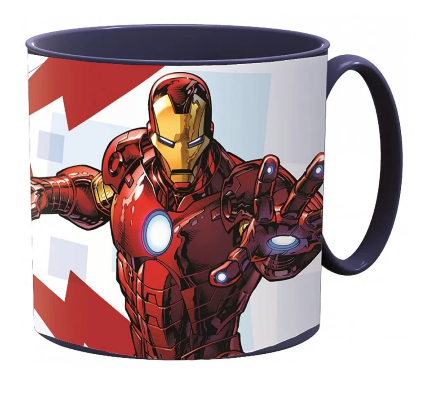 Kids Character Cute Mini Mug 265ML Drinking Re-Usable Plastic Cup Microwave Safe (Avengers Rolling Thunder)