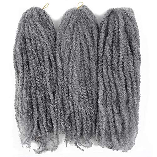 Afro Kinky Twist Crochet Hair Braids Marley Braid Hair 18inch Senegalese Curly Crochet