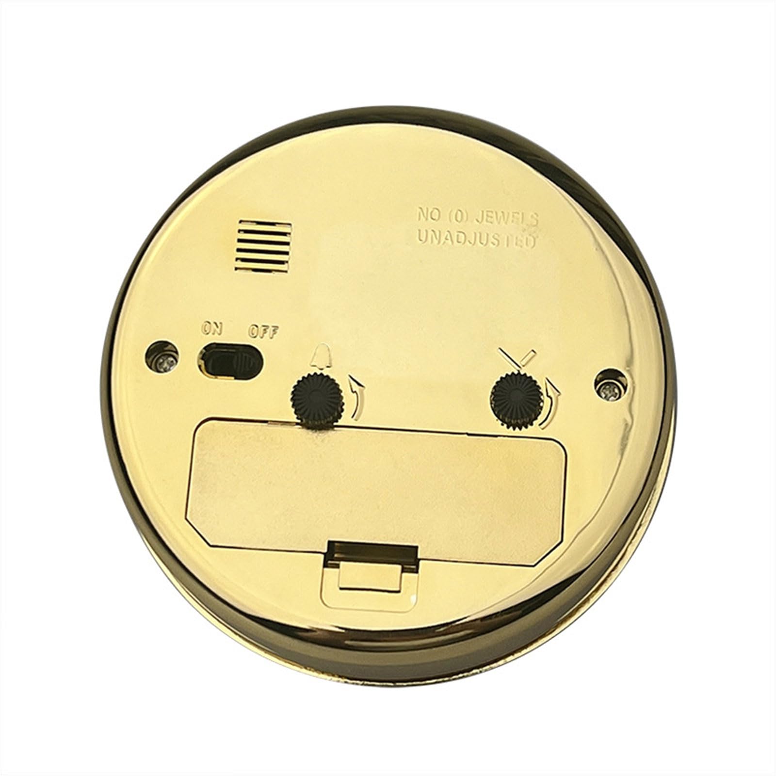 FackLOxc Miniature 89mm Quartzs Alarm Clock Face Insert Movement Replacement Parts with Roman Numerals for Craft Projects Battery Operated Insert