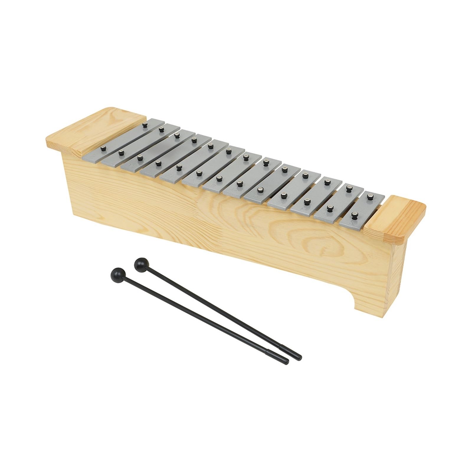 xilófono Profesional Instrumento De Percusión 13 Tonos Placa De Aluminio Carillón Agudo Jugador Golpea El Piano