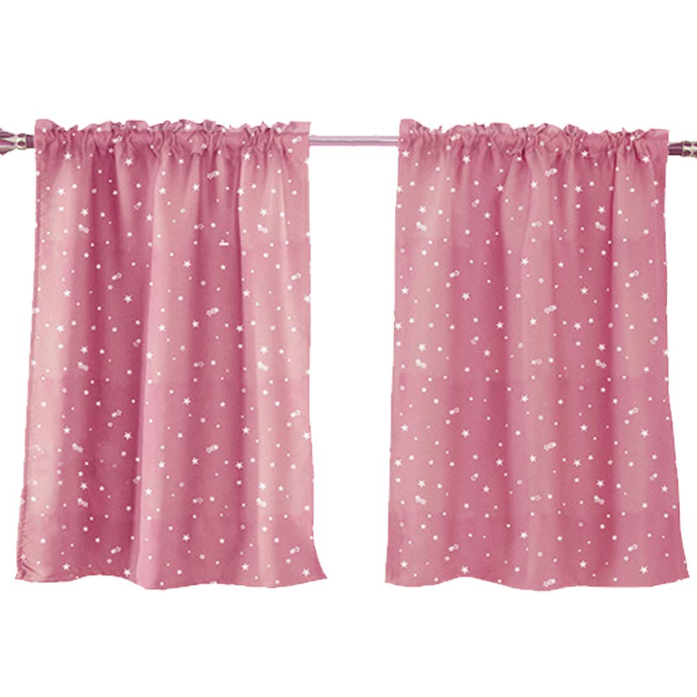 Pink Cafe Curtains Curtains & Drapes