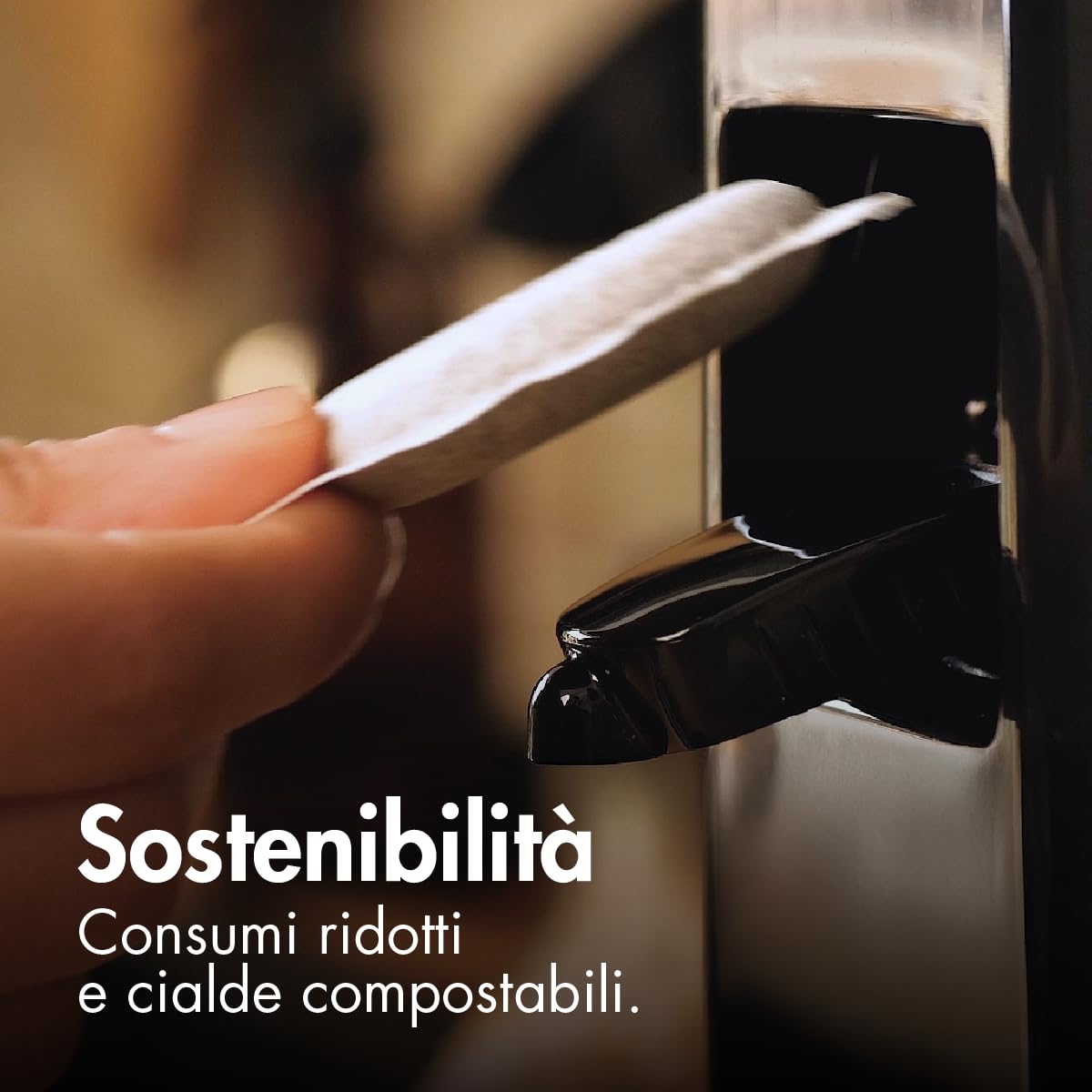 CAFFÈ BORBONE Bluemoon Macchina da Caffè a Cialde (Nero, Macchina)