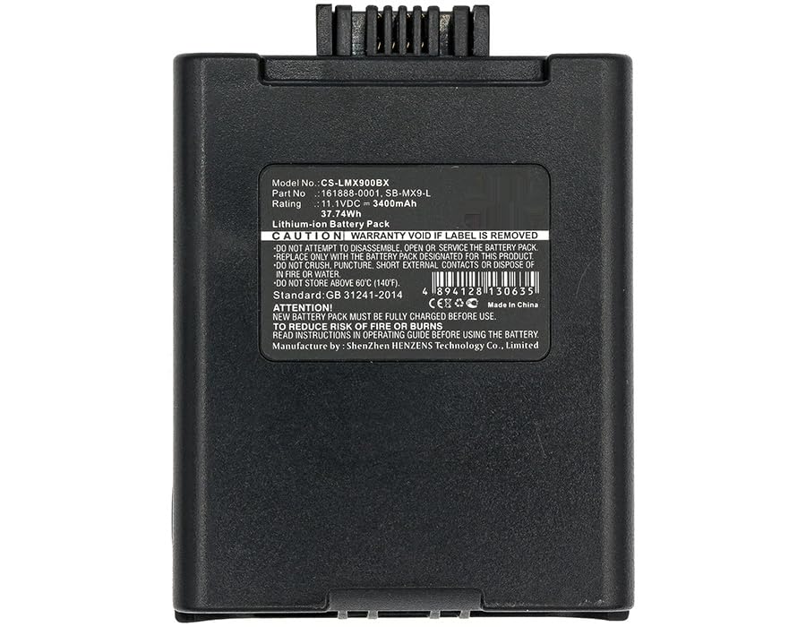 Batería de reemplazo 3400mAh 11.1V para ITRON FC300 miniatura 3