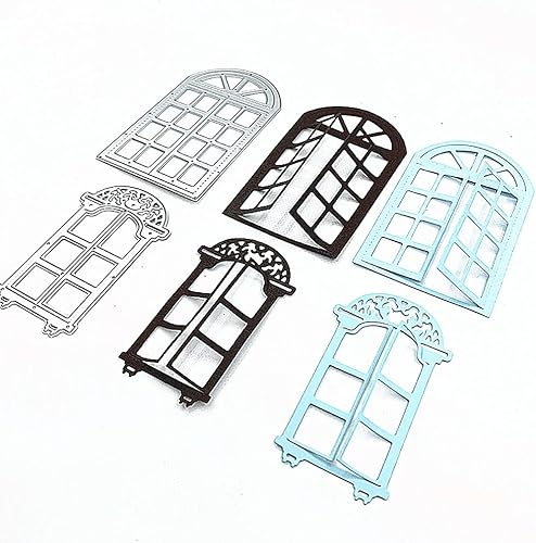 Miniatura 10 de MESYGK Ladrillo de metal Irregular Red Honeycomb Troqueles de corte de red de pared Troqueles de corte en relieve Plantillas de plantillas para