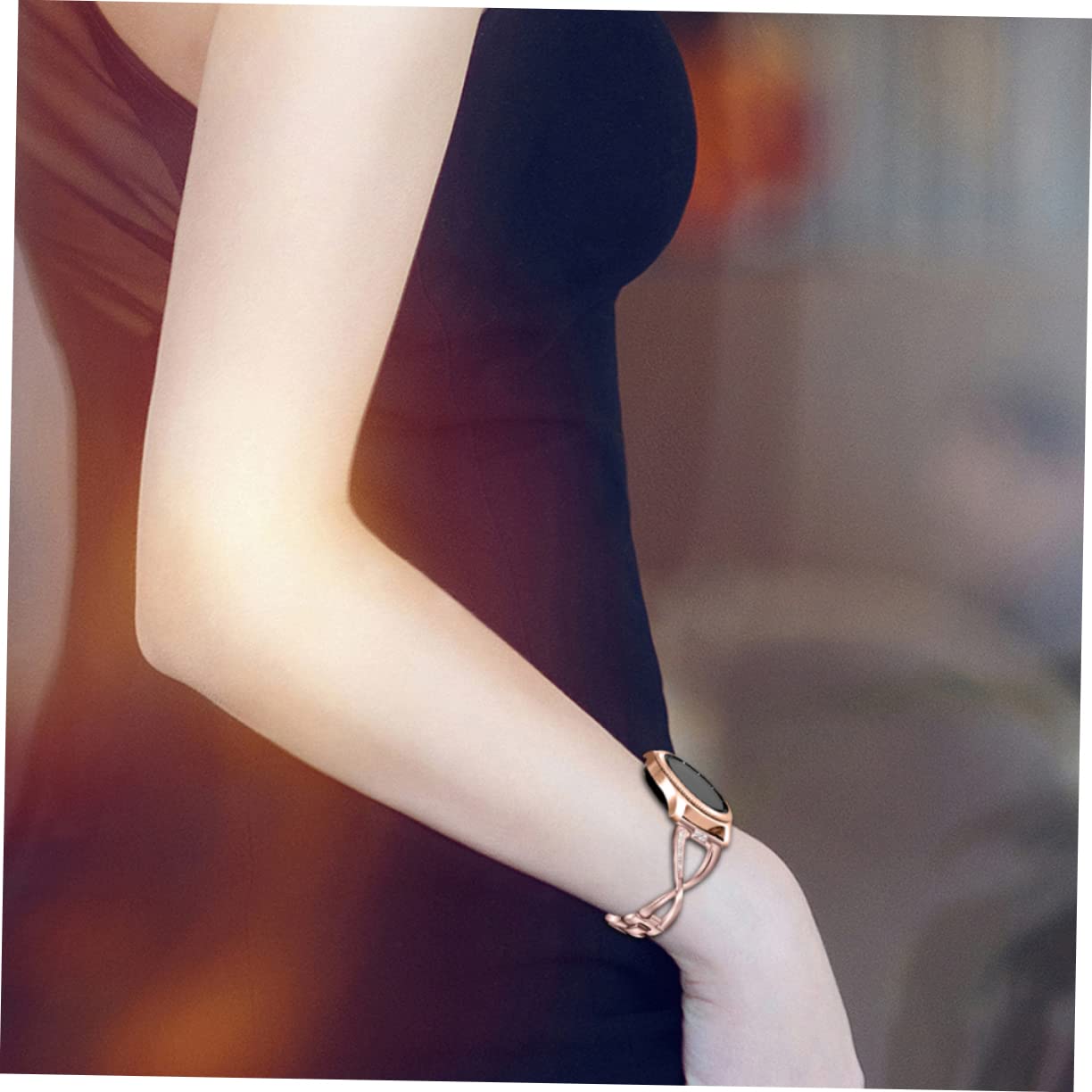 Uonlytech 3pièces Bracelet De Montre Avec Pour Smartwatch Compatible Couleur Rose Élégant Et Confortable Pour Toutes Occasions