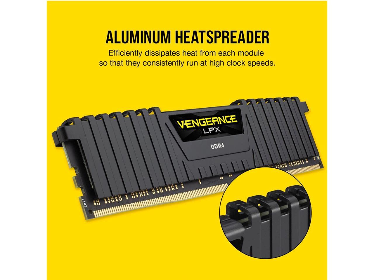 メモリー Corsair Vengeance LPX DDR4 32GB 3600MHz CORSAIR Vengeance LPX 32GB (4x8GB) DDR4 3600 (PC4-28800) C16