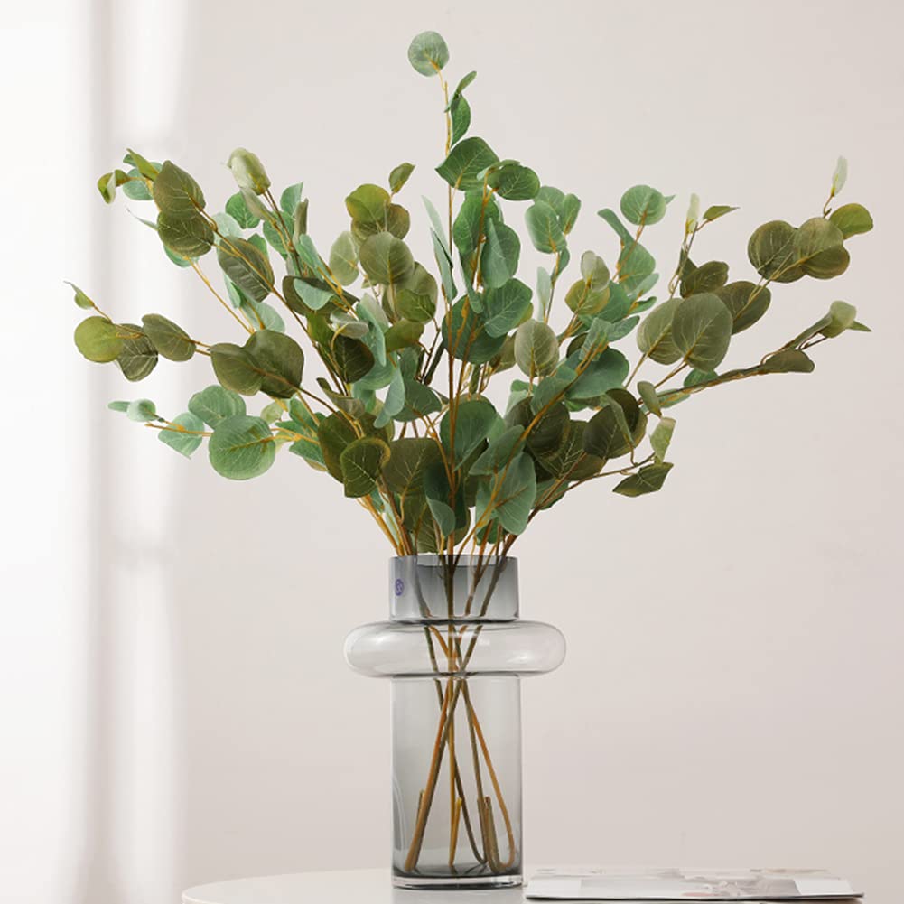 Buy Artificial Eucalyptus Leaves Flower, Silk Leaf Round Faux