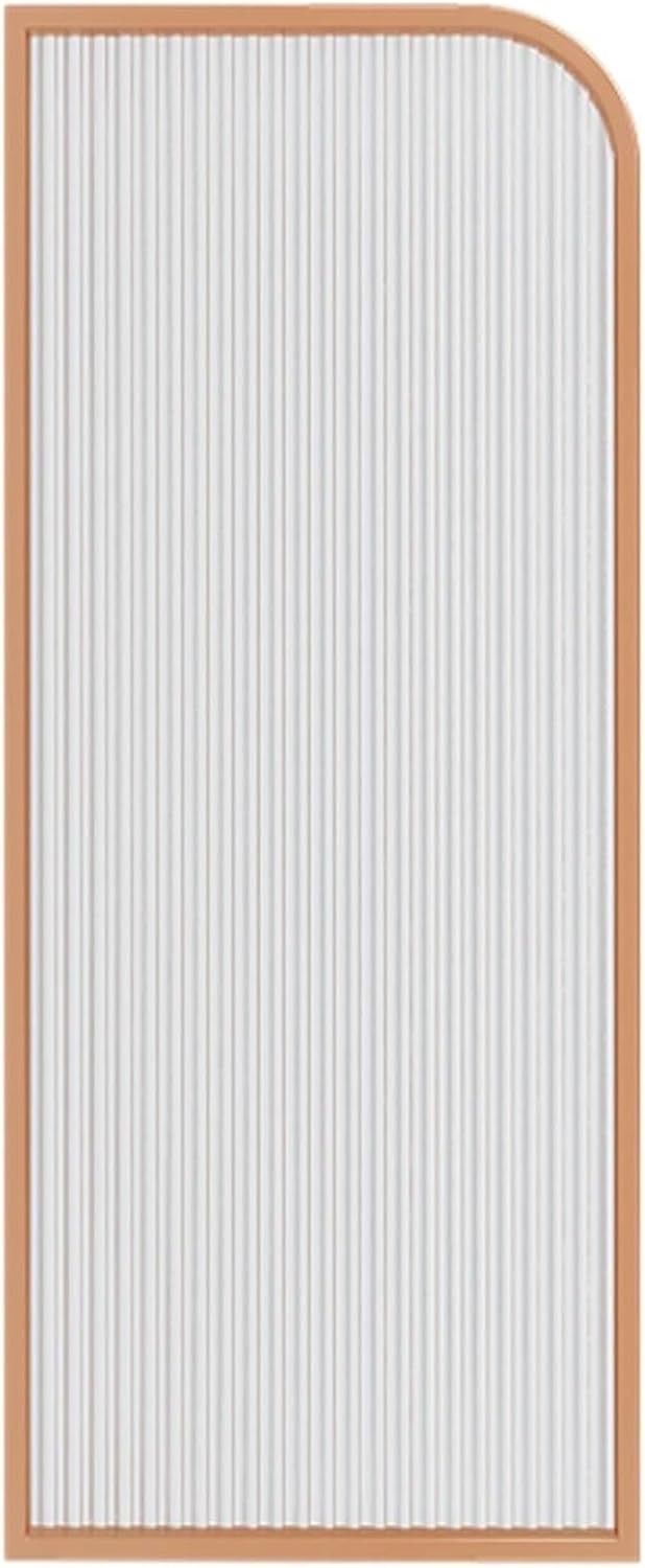 Wall-Mounted Men Urinal Screen,public toilet Wall-Mounted Decorative Partition,men urinal privacy screen toilet partition,Tempered Glass Panel Urinal Partition,Used in schools and restaurants(Rose Gol