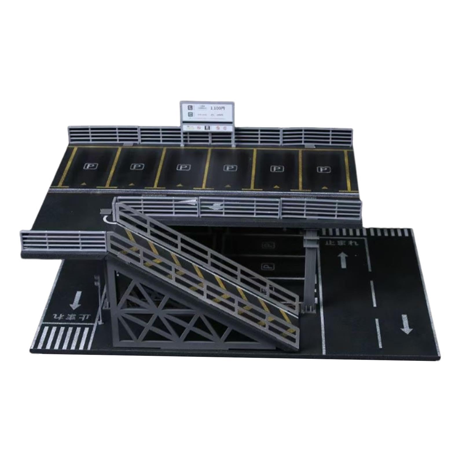 Amazon.co.jp: Dickly 【2025新登場】 1/64スケール 駐車場ジオラマ