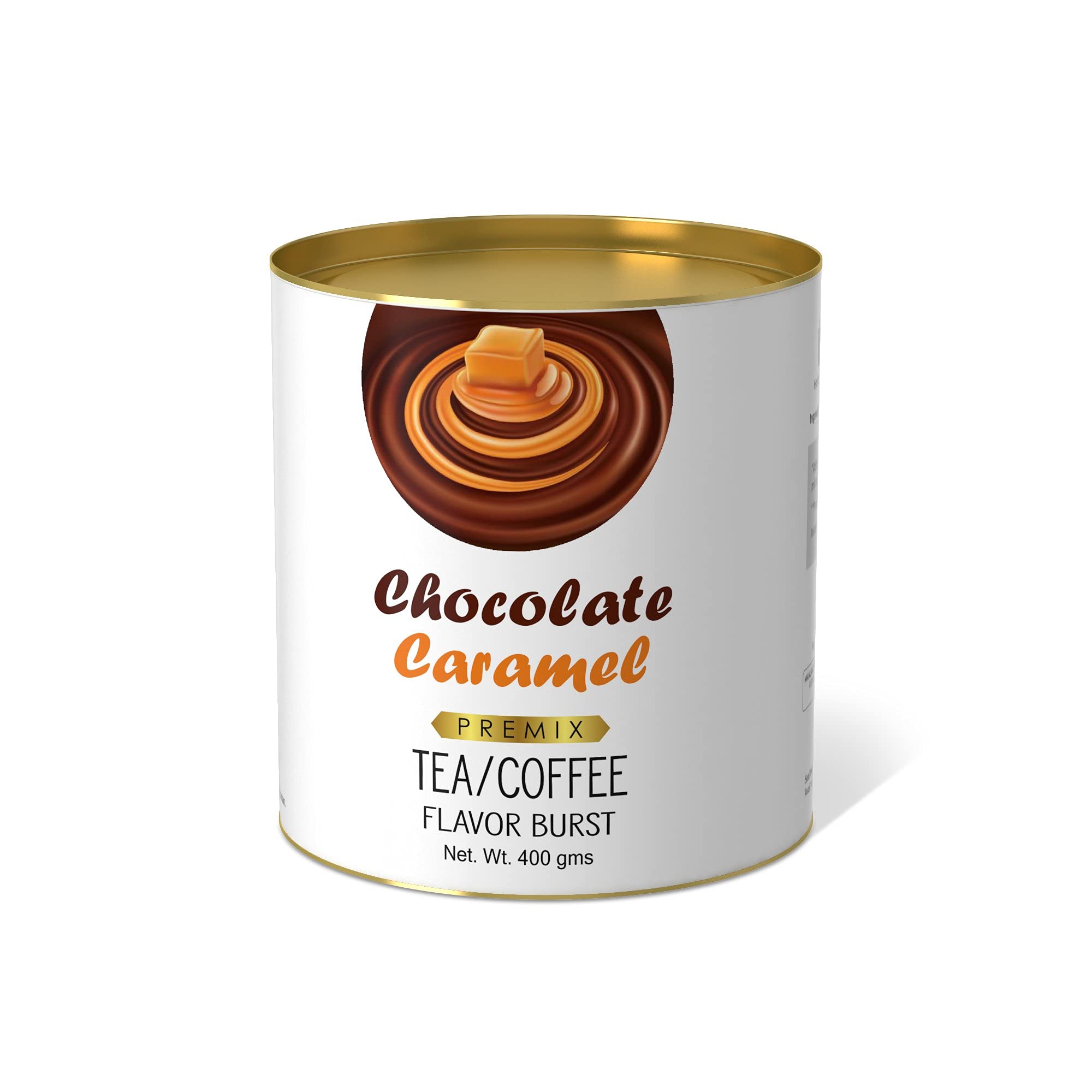 Chocolate Caramel Flavor Burst. Just add to your Tea, Coffee, Frappe, Milkshake, Hot Milk (250gm)