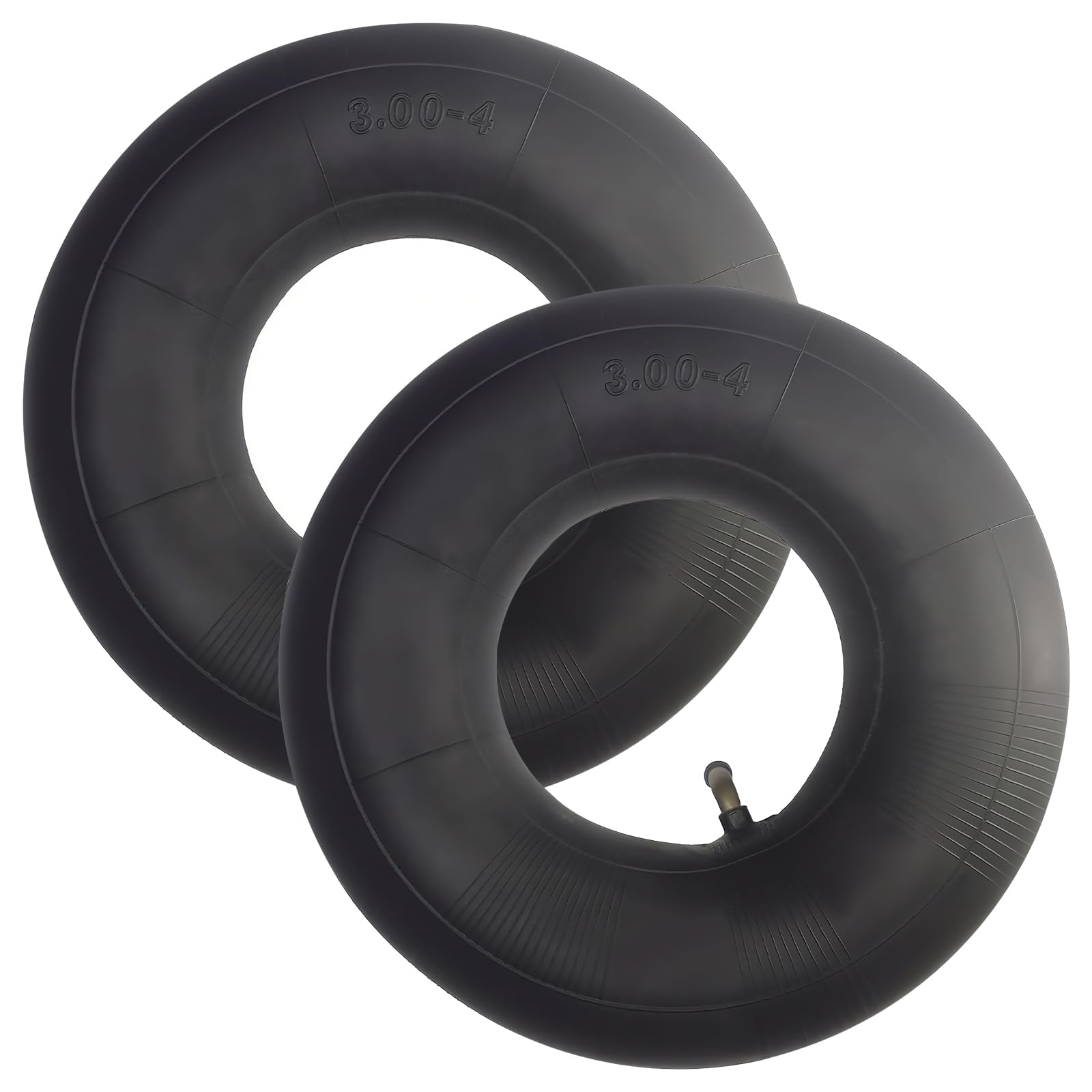 2 Piezas Neumáticos con Cámara 3.00-4 Cámaras de Aire 260 × 85 mm, Cámaras de Aire Ruedas Pequeñas con TR87 Válvula Doblada para Carretillas, Rueda Neumática Tubo Interior