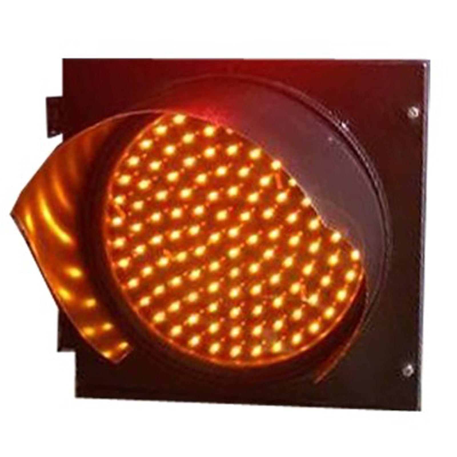 Sygnalizacja świetlna LED, światło drogowe LED, wodoodporny wskaźnik wyłączenia do użytku zewnętrznego, 200 mm (8 cali), żółte, 220 V AC, idealne do stref ładowania, drzwi odpadów