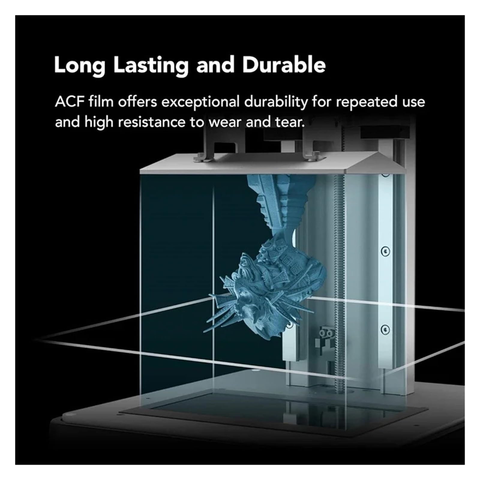 Compatible con Phrozen, Compatible con Anycubic, película ACF 3 piezas | Película de tamaño A4, hoja de 210×290 mm, capa de liberación de resina, compatible con M5s Pro 4K