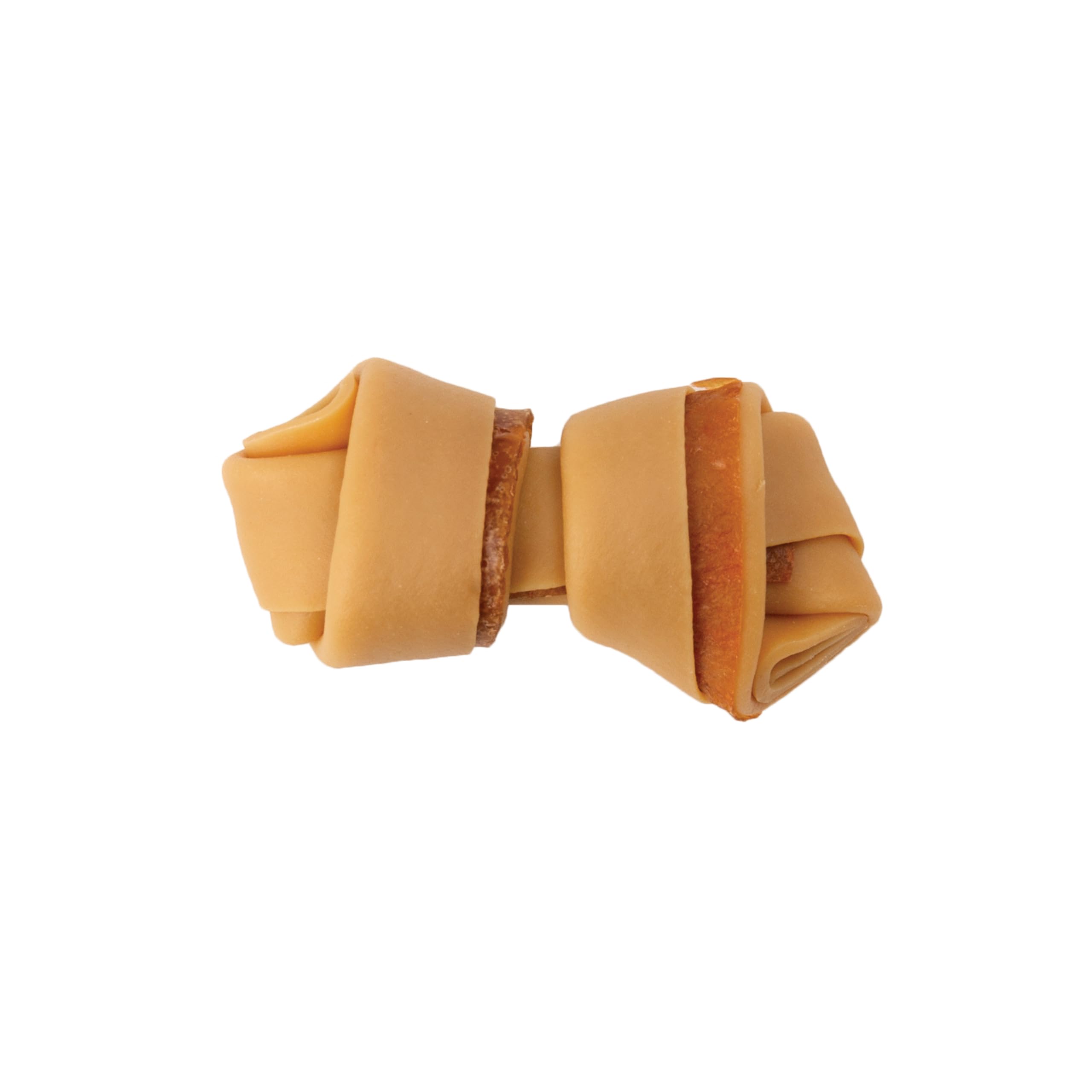 DreamBone DBBAC-02874 Mini-Kauspielzeug mit echtem Speck- und Käsegeschmack, 24 Stück, Rohhaut frei Kauen für Hunde