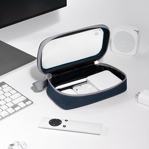 Miniatura 8 de pack all Organizador electrónico transparente, bolsa organizadora de cables de TPU, organizador de viaje de cable compacto para cables, cargadores,