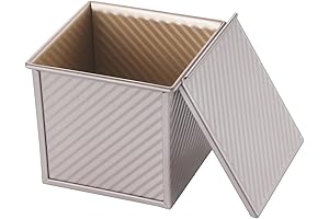 Square Pullman Loaf Pan with Lid