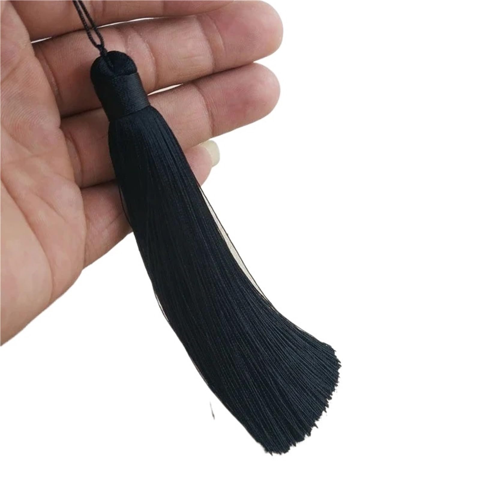 Silk Tassel Craft Decor, Silk Tassel Multicolor(Black 12cm)