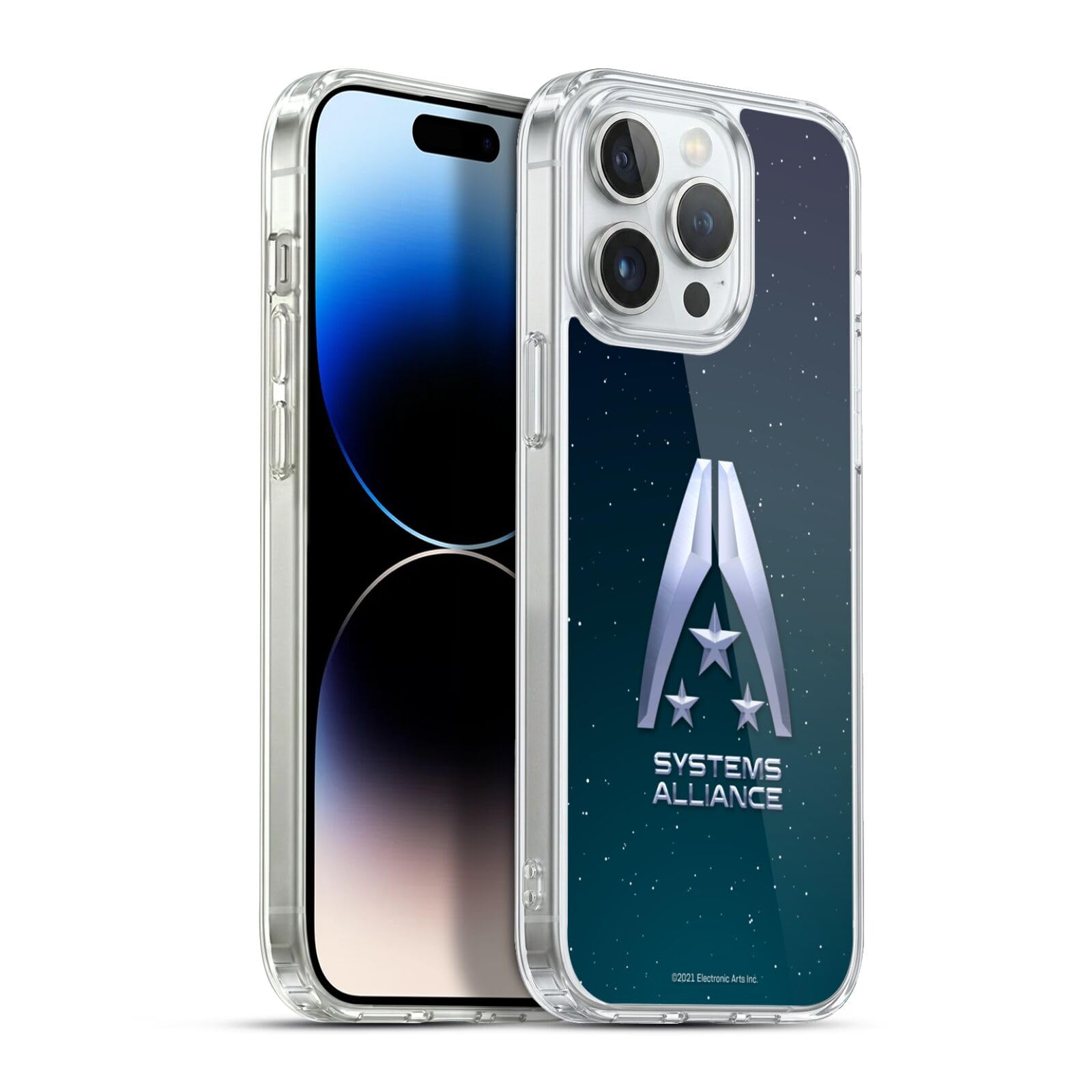Funda Mass Effect Systems Alliance de gel para Apple iPhone 13 Pro Max de Head Case Designs 7