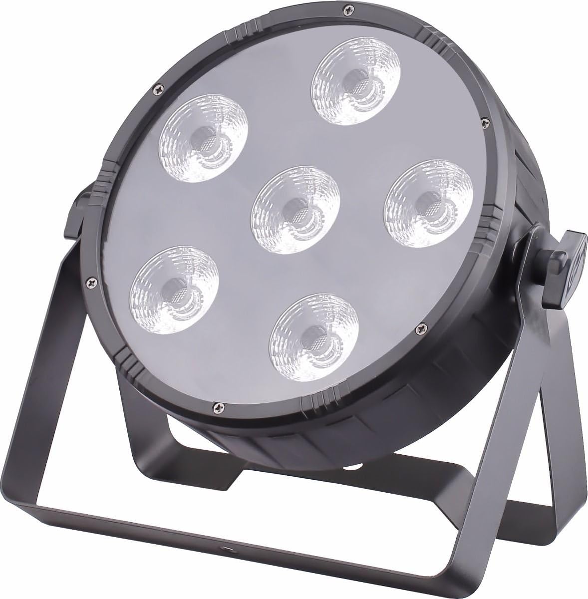 JMAZ LP66S Crazy Par Hex 6 LEDs 6in1 RGBWA+UV Par Light for DJ Stage Wedding Party Uplighting