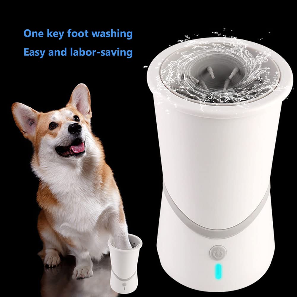 Tasse De Nettoyage De Pattes De Chien pour Petits Grands Chiens Silicone Doux USB électrique Lave-Pieds pour Animaux De Compagnie Brosse De Nettoyage